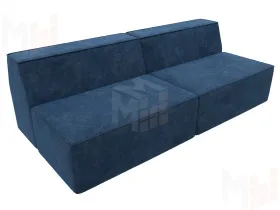 Диван прямой модульный Монс ( BRUT 11 синий )