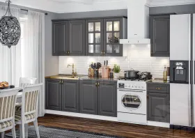 Кухня Престиж 2,0 (комп. 3) 900 Графит