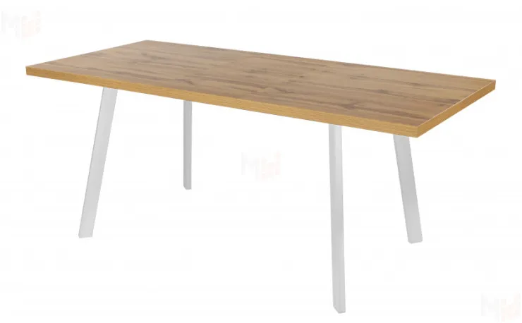 Стол раскладной Лаки Лофт 140 Дуб Вотан/Белый