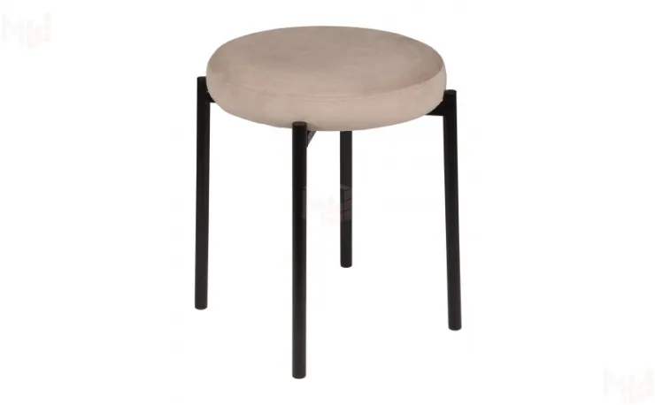 Табурет Кен Confetti  smoke/черный