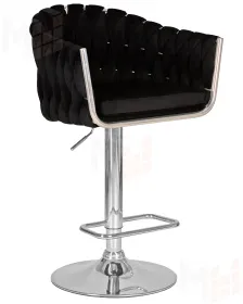 Стул барный DOBRIN MARCEL (черный велюр (MJ9-101))