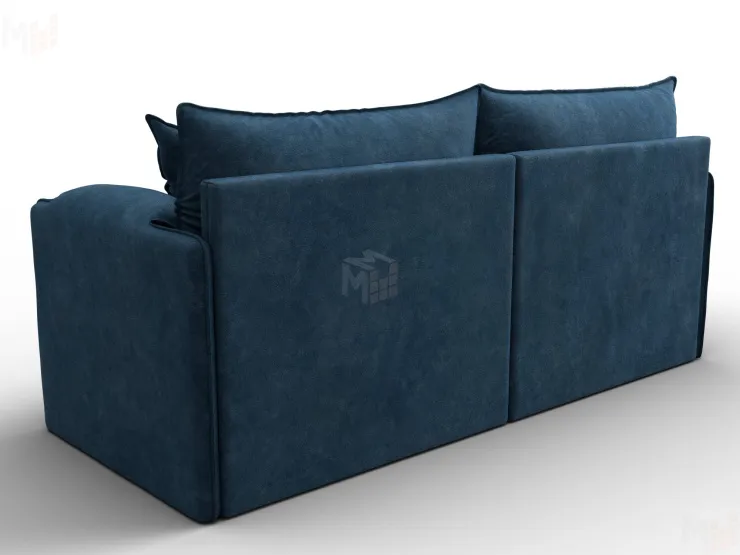 Диван прямой модульный Лига-106 ( BRUT 11 синий )