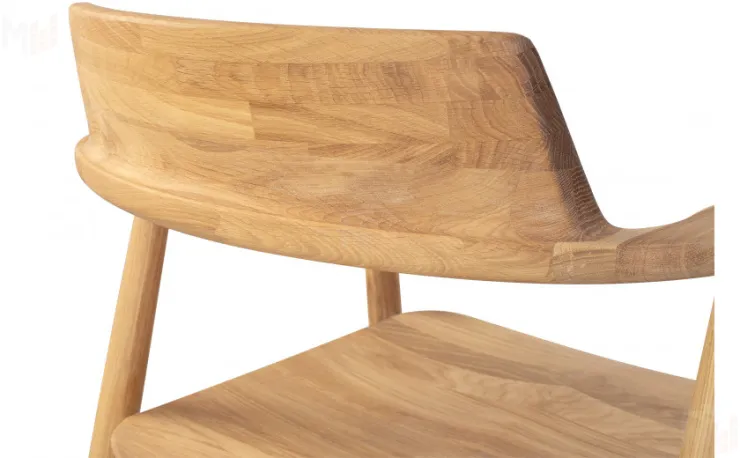 Кресло деревянное из массива дуба Сэн Дуб натуральный