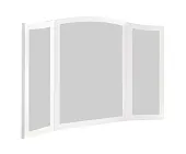 Зеркало трельяж Мишель для туалетного столика белый матовый