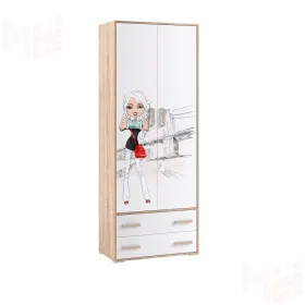 Шкаф 2-х дверный Бланка