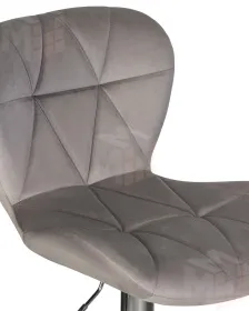 Стул барный DOBRIN BARNY (серый велюр (MJ9-75))