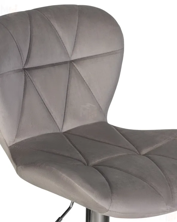 Стул барный DOBRIN BARNY (серый велюр (MJ9-75))