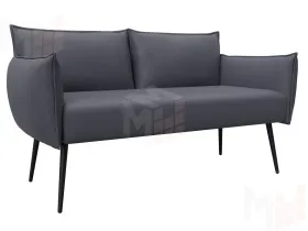 Диван прямой Лига-083 ( экокожа GRIFON 15 серый )