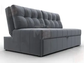 Диван прямой Лига-107 (160) ( SEVEN 17 серый )