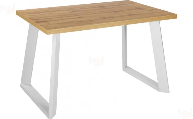 Стол раскладной Райт Лофт 120 Дуб Вотан/Белый