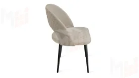 Стул Гэтсби К1К Черный муар, Велюр Confetti Smoke