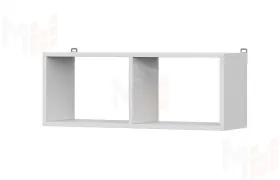 Книжная полка Токио Белый текстурный