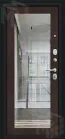 Входная металлическая дверь Флэш с зеркалом Wenge