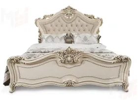 Кровать Джоконда 180х200 см крем глянец