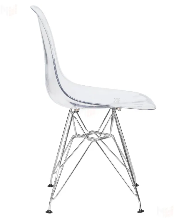 Стул обеденный DOBRIN DSR CASPER (ножки хром, цвет прозрачный)