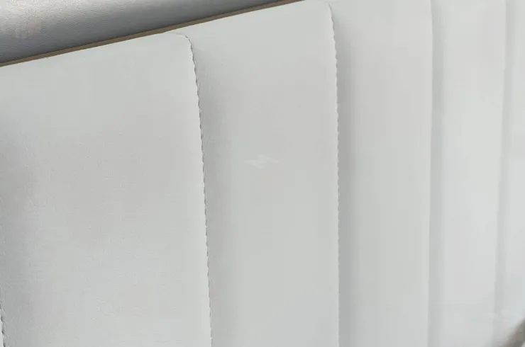 Кровать Адам с подъемным механизмом 160х200 дуб крафт золотой/белый (экокожа)