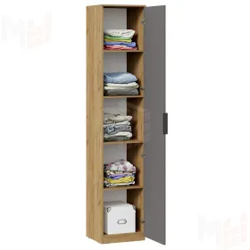 Шкаф для белья Хилтон  Исп. 2 - 303.002.000 Графит