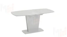 Стол раздвижной «Честер» Тип 2 Белый, Стекло белый глянец (оптивайт)