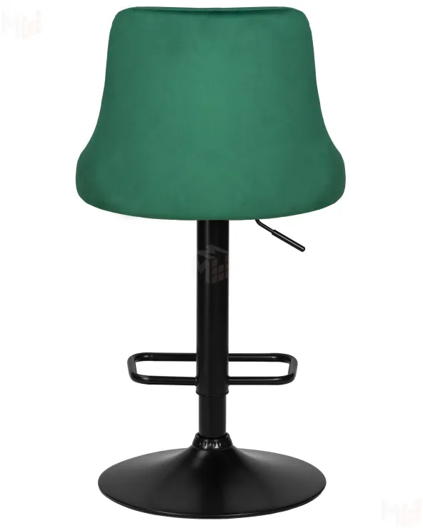 Стул барный DOBRIN JOSEPH BLACK (зеленый велюр (MJ9-88))