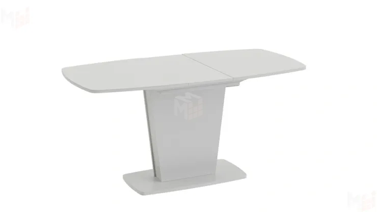 Стол раздвижной «Честер» Тип 2 Белый, Стекло белый глянец (оптивайт)