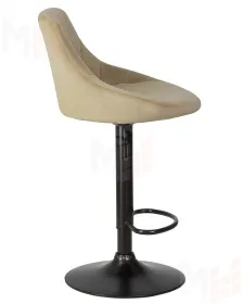 Стул барный DOBRIN LOGAN BLACK (мокко велюр (MJ9-9))