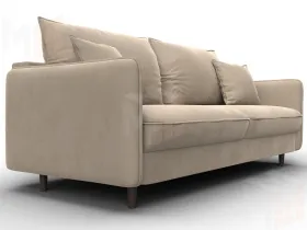 Диван прямой Лига-064 НПБ ( SEVEN 729 бежевый )