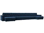Диван П-образный с декором Лига-049 НПБ Мегалонг