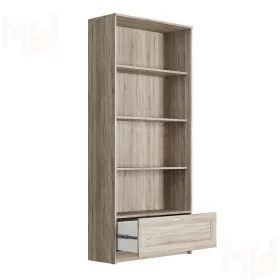 Стеллаж Сириус 78*190 см 1 ящик (сонома)