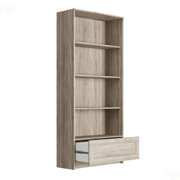 Стеллаж Сириус 78*190 см 1 ящик (сонома)