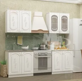 Кухня Лиза-2 (1,6) белый глянец
