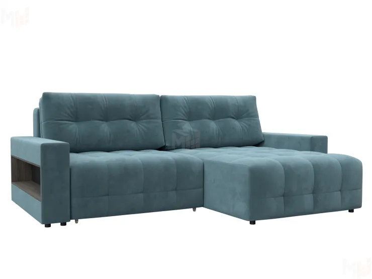 Диван угловой с полками Лига-053 НПБ