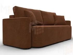 Диван прямой Лига-118 НПБ ( LAIM 14 терракотовый )