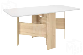 Стол-книжка раскладной Мечта 2 дуб сонома/белый