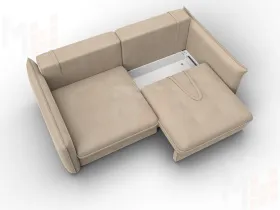 Диван прямой Лига-100 НПБ ( SEVEN 729 бежевый )