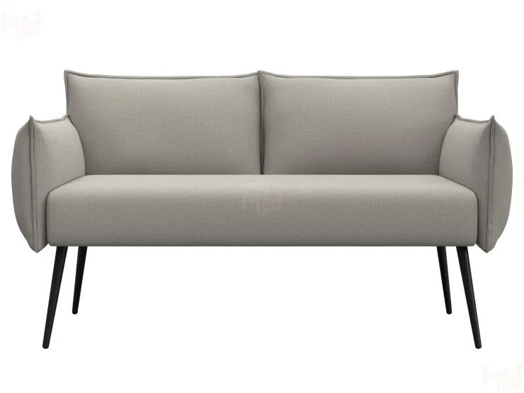 Диван прямой Лига-083 ( рогожка Амур 02 бежевый )