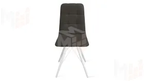 Стул Аспен К3 Белый матовый, Велюр Confetti Stone