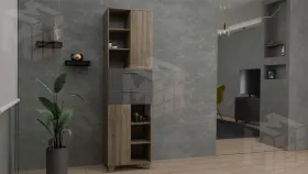 Пенал Копенгаген (дуб самдал/серый графит)