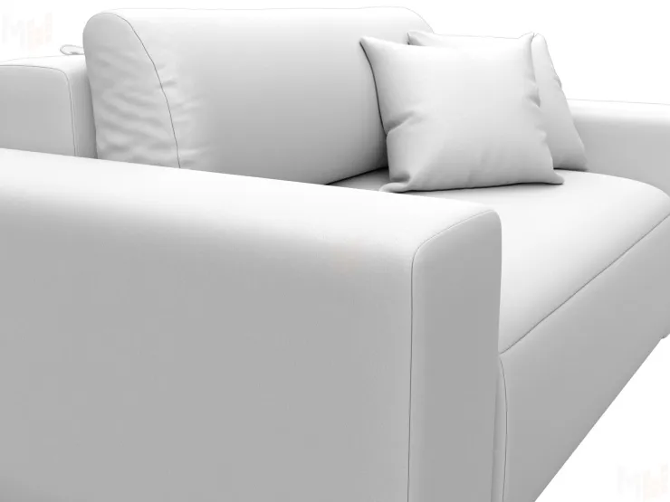 Кресло Лига-036 НПБ ( GRIFON 01 белый )