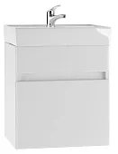 Тумба подвесная под умывальник "Енисей 50" Классик с одним ящиком В1 Айсберг