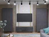 Гостиная Копенгаген дуб самдал/серый графит вариант 4