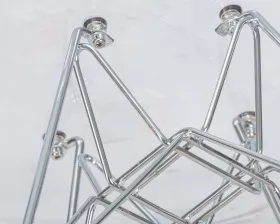 Стул обеденный DOBRIN DSR CASPER (ножки хром, цвет прозрачный)