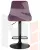 Стул барный DOBRIN JOSEPH BLACK (пудрово-сиреневый велюр (MJ9-52))