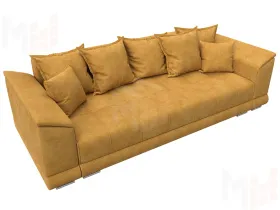 Диван прямой НордСтар НПБ ( BRUT 10 желтый )