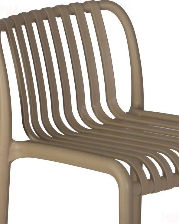 Стул полубарный DOBRIN CHLOE (бежевый)