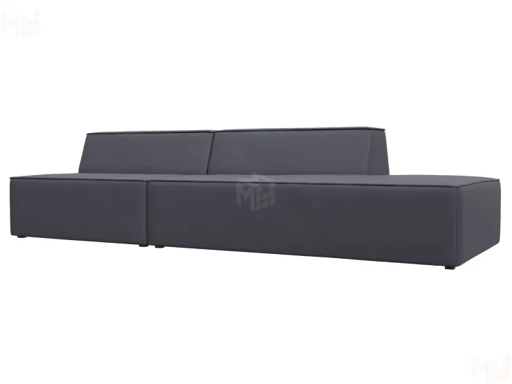 Диван прямой модульный Монс Модерн правый ( GRIFON 15 серый )