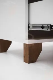 Комод Амстердам (белый/серый графит)