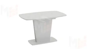 Стол раздвижной «Честер» Тип 2 Белый, Стекло белый глянец (оптивайт)