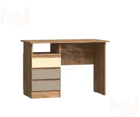 Стол письменный Челси Color (глиняный серый/слоновая кость)