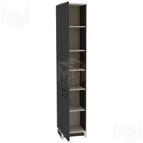 Шкаф для белья AURELIO 11  Антрацит