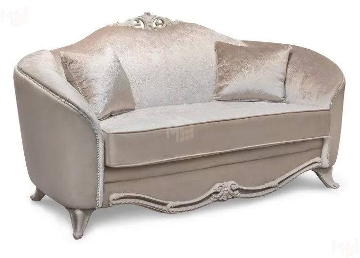 Диван Мокко 2х местный бежевый, французский раскладной механизм